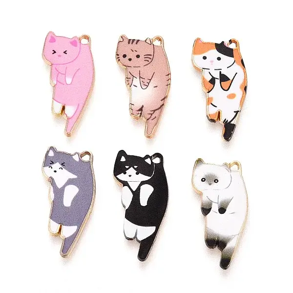 Alloy Enamel Pendants