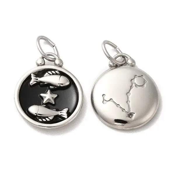 304 Stainless Steel Enamel Pendants
