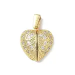 Brass Micro Pave Cubic Zirconia Pendants