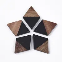 Resin & Walnut Wood Pendants
