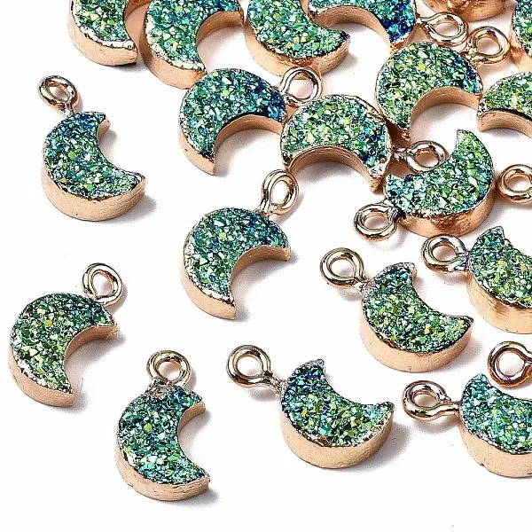 Druzy Resin Pendants