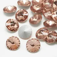 Pointed Back Glass Rhinestone Cabochons