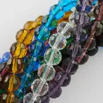 Transparent Glass Bead Strands