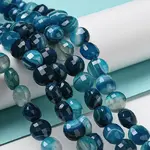 Natural Banded Agate Beads Strands