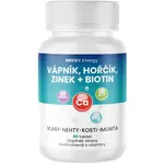 Movit Energy Vápník, Hořčík, Zinek + Biotin tablety pre normálnu funkciu imunitného systému, stav kostí, zubov a činnosť svalov 90 tbl