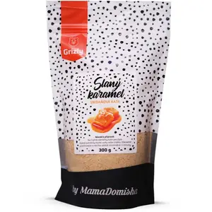 Grizly Slaný karamel by MamaDomisha instantní kaše bez lepku příchuť Salted Caramel 300 g
