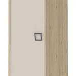 Jednodveřová šatní skříň ii sloane - buk/béžová