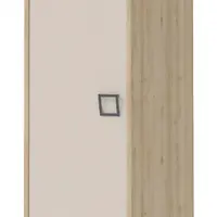 Jednodveřová šatní skříň ii sloane - buk/béžová