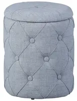 Puf s úložným prostorem ariel - šedá