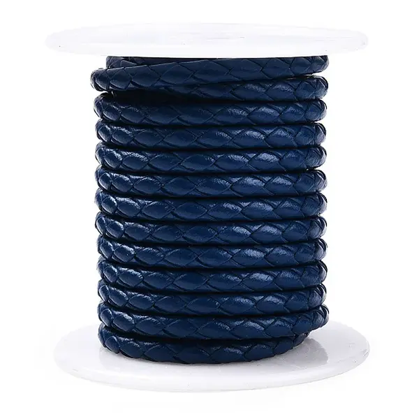 Braided Cowhide Leather Cord