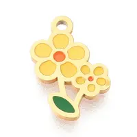 304 Stainless Steel Enamel Charms