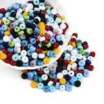 Opaque Colours Glass Seed Beads