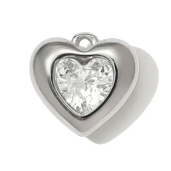 304 Stainless Steel Glass Pendants