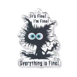 Halloween Printed Acrylic Pendants