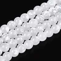 Baking Paint Glass Beads Strands