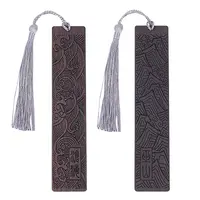2Pcs 2 Style Blackwood Bookmarks