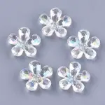 Transparent Acrylic Bead Caps