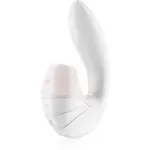 Satisfyer SUPERNOVA DOUBLE AIR PULSE vibrátor so stimulátorom klitorisu White 14,5 cm