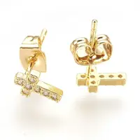 Brass Ear Studs