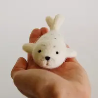 Dolphin Wool Felt Needle Felting Kit with Instructions
