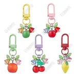 20Pcs 5 Styles Fruit Resin & Acrylic Pendant Decorations