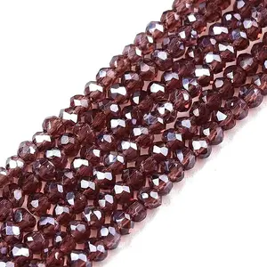 Electroplate Glass Beads Strands