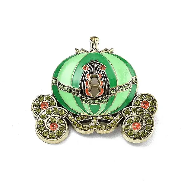 Pumpkin Carriage Enamel Pins