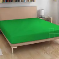 33-froté prostěradlo - zelené - 60 x 120 cm