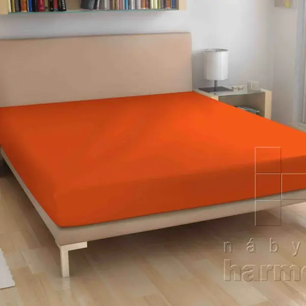 Froté prostěradlo - cihlová - 60 x 120 cm