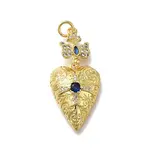 Brass Rhinestone Pendants