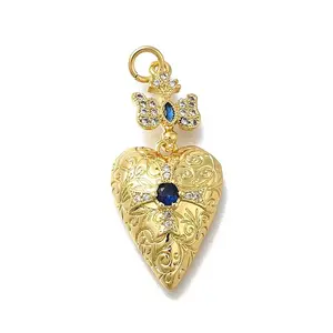 Brass Rhinestone Pendants