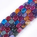 Natural Dragon Veins Agate Beads Strands