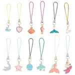 Marine Life Alloy Enamel Mobile Straps