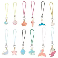 Marine Life Alloy Enamel Mobile Straps