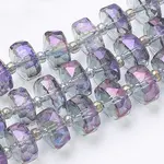 Electroplat Glass Beads Strands