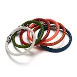 Leather Cord Braided Bracelet Making