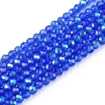 Electroplate Glass Beads Strands