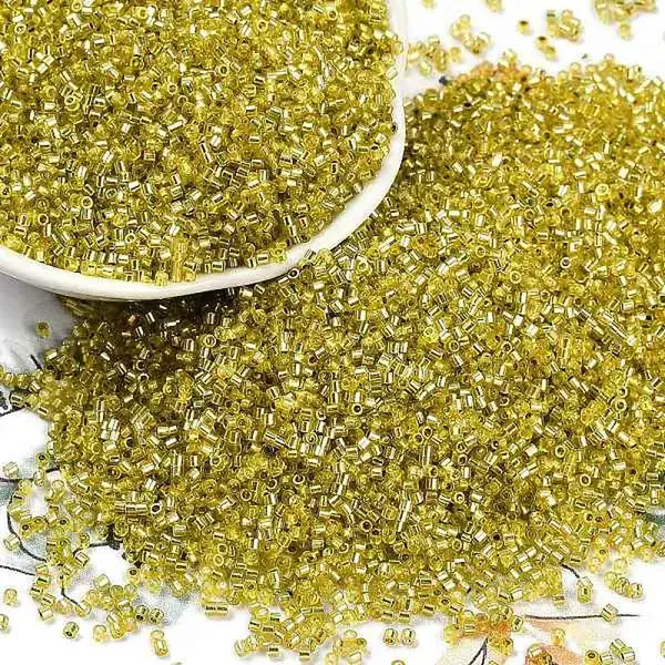 Baking Paint Silver Lined Glass Seed Beads