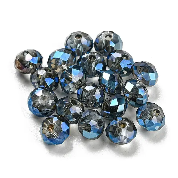 Transparent Electroplate Glass Beads