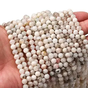 Natural White Moonstone Beads Strands