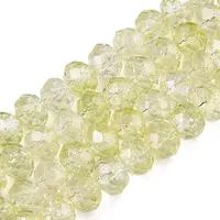 Transparent Glass Beads Strands