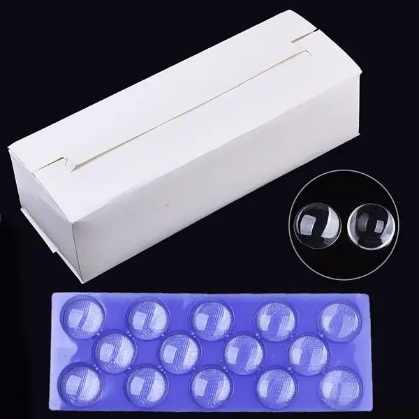 Transparent Glass Cabochons