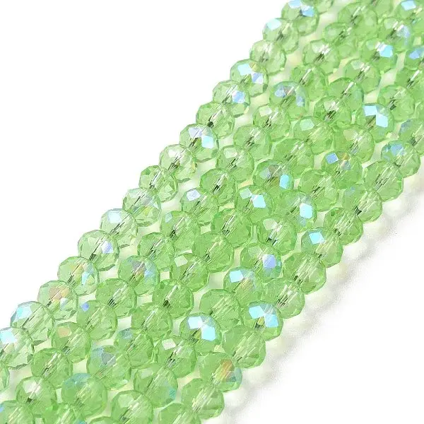Electroplate Glass Beads Strands