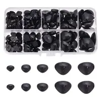 1 Box Flat Triangle Plastic Craft Noses Cabochons Set