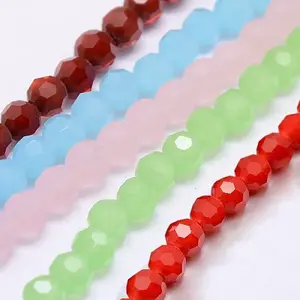 Eco-Friendly Glass Round Bead Strands