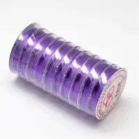 Flat Elastic Crystal String