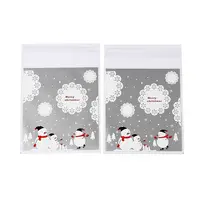 Christmas Theme Plastic Bakeware Bag