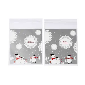 Christmas Theme Plastic Bakeware Bag