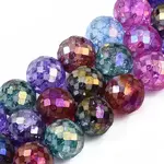 Electroplate Opaque Glass Beads Strands