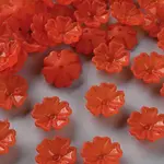 Transparent Frosted Acrylic Bead Caps